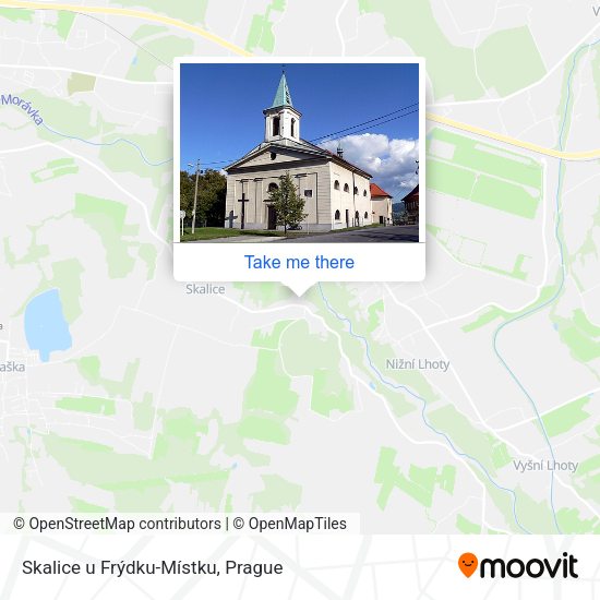 Карта Skalice u Frýdku-Místku
