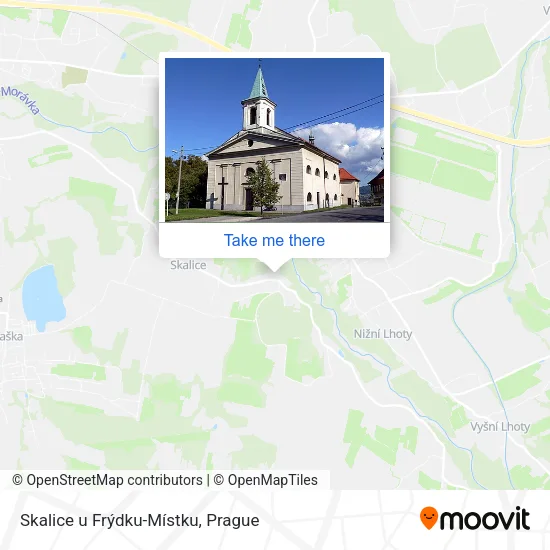 Карта Skalice u Frýdku-Místku