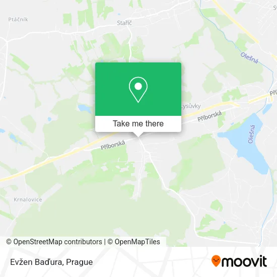 Evžen Baďura map