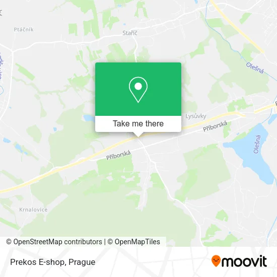 Карта Prekos E-shop
