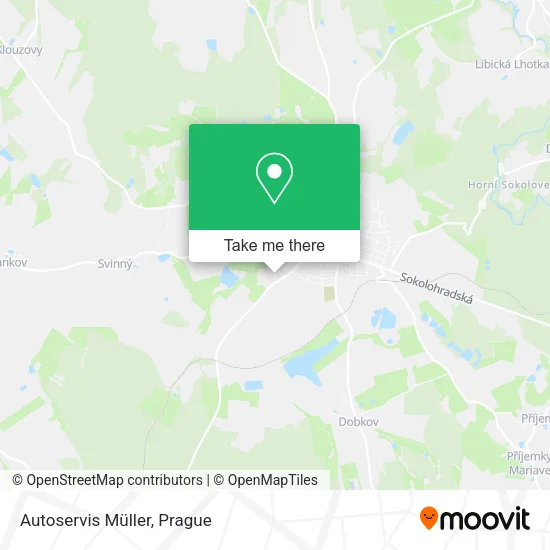 Карта Autoservis Müller