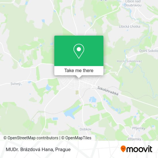 Карта MUDr. Brázdová Hana