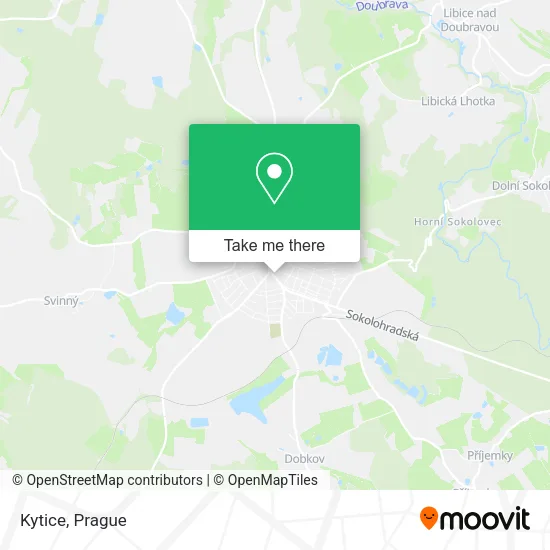 Карта Kytice