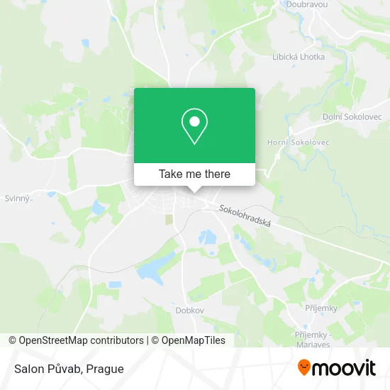 Карта Salon Půvab