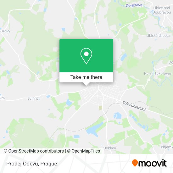 Карта Prodej Odevu