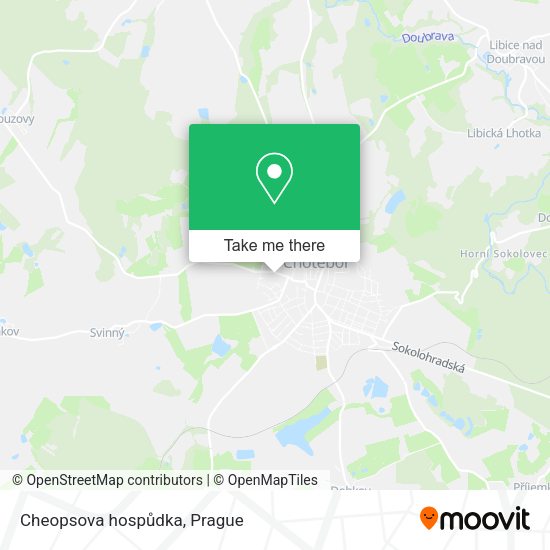 Карта Cheopsova hospůdka