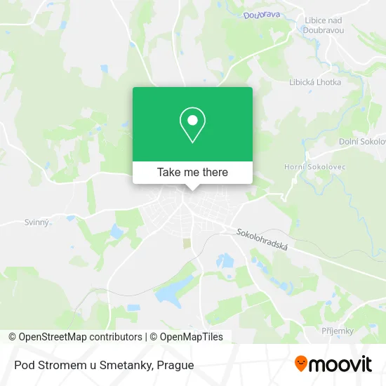 Карта Pod Stromem u Smetanky