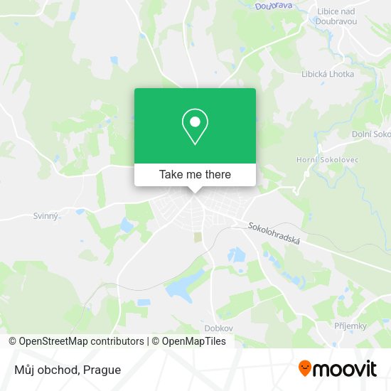 Карта Můj obchod