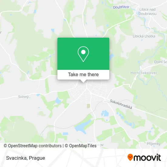 Svacinka map