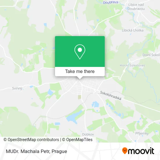 Карта MUDr. Machala Petr