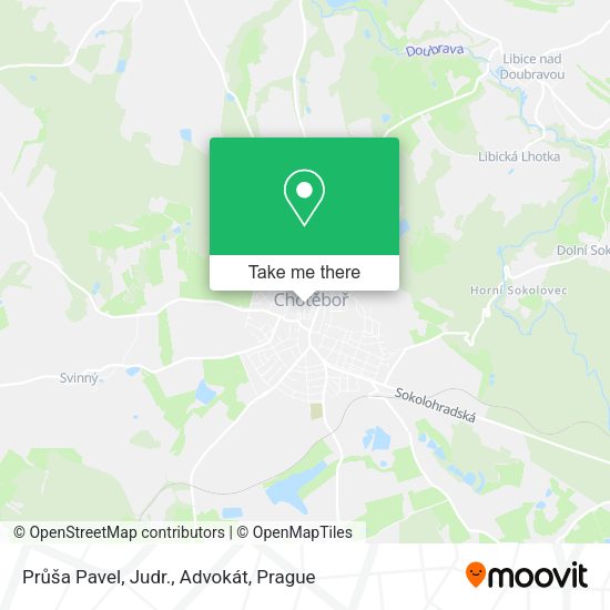 Карта Průša Pavel, Judr., Advokát