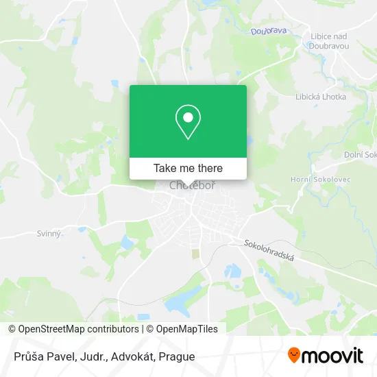 Карта Průša Pavel, Judr., Advokát