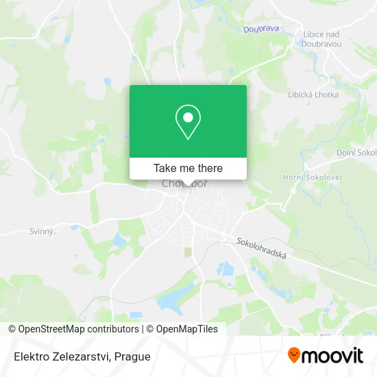 Карта Elektro Zelezarstvi