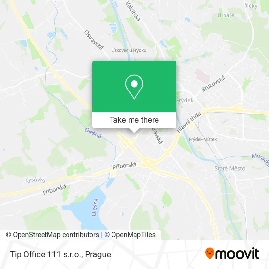 Карта Tip Office 111 s.r.o.