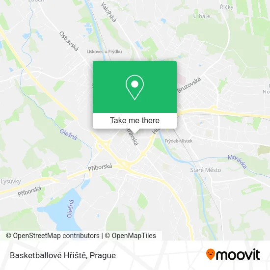 Basketballové Hřiště map