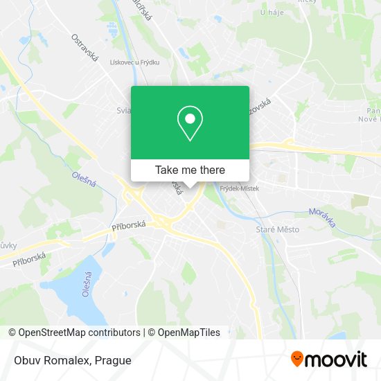 Карта Obuv Romalex