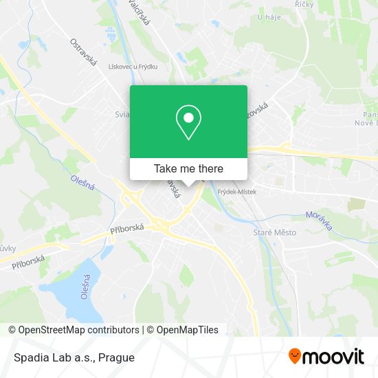 Карта Spadia Lab a.s.