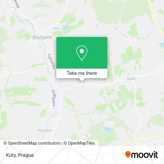Kúty map