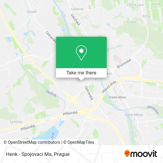 Карта Henk - Spojovaci Ma