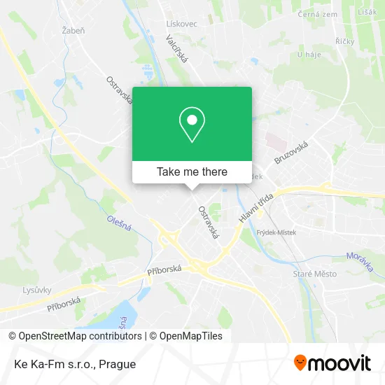 Карта Ke Ka-Fm s.r.o.