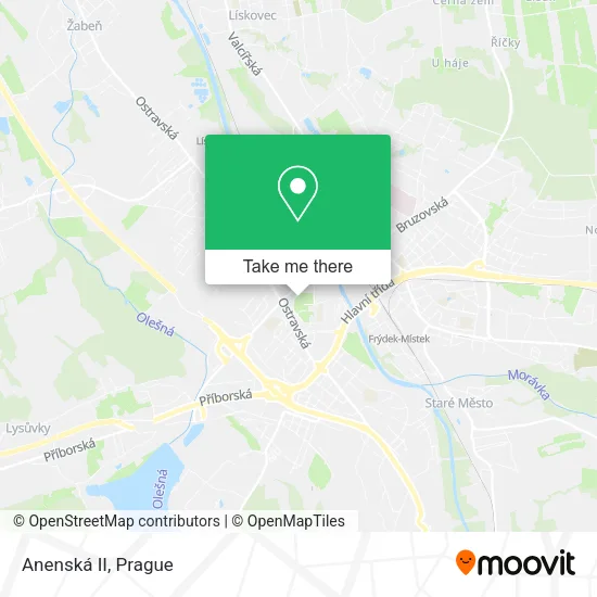 Карта Anenská II