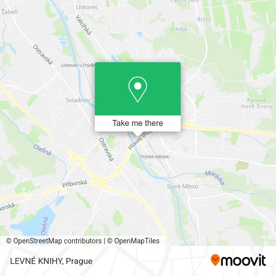 LEVNÉ KNIHY map