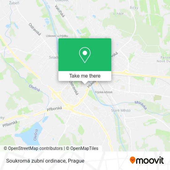 Карта Soukromá zubní ordinace