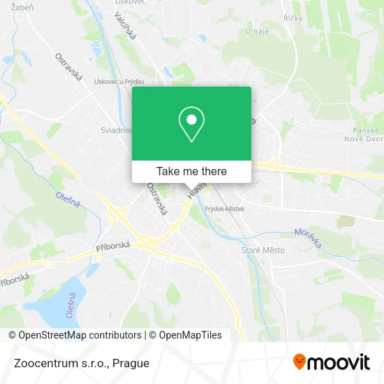 Карта Zoocentrum s.r.o.