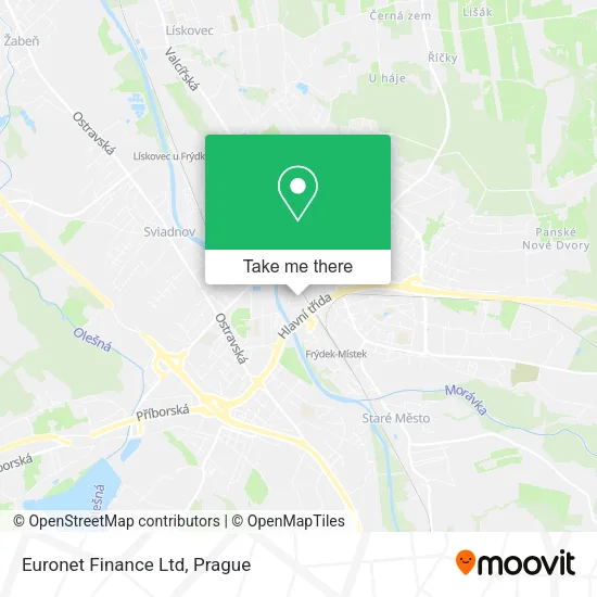 Карта Euronet Finance Ltd