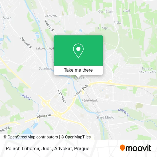 Карта Polách Lubomír, Judr., Advokát