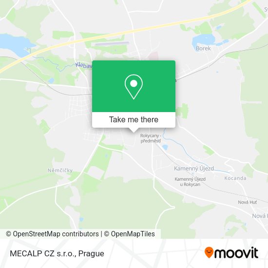 Карта MECALP CZ s.r.o.