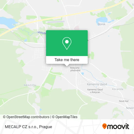 Карта MECALP CZ s.r.o.