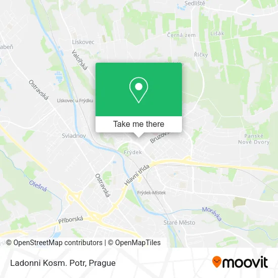 Карта Ladonni Kosm. Potr