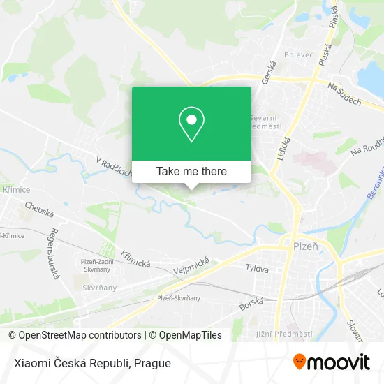Карта Xiaomi Česká Republi