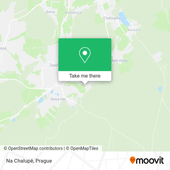 Na Chalupě map