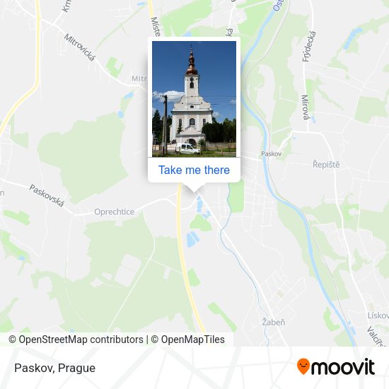 Карта Paskov