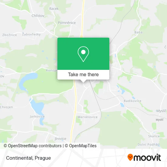 Карта Continental