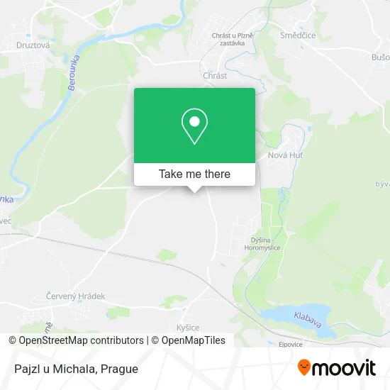 Карта Pajzl u Michala
