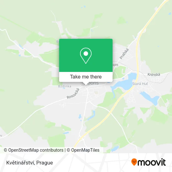 Květinářství map