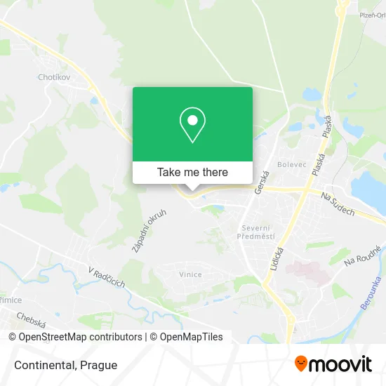 Карта Continental