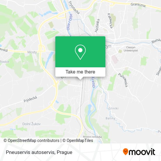 Карта Pneuservis autoservis