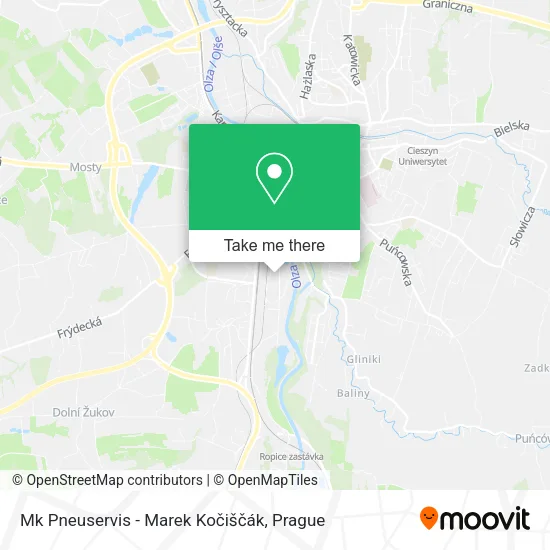 Mk Pneuservis - Marek Kočiščák map