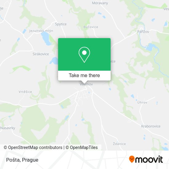 Карта Pošta