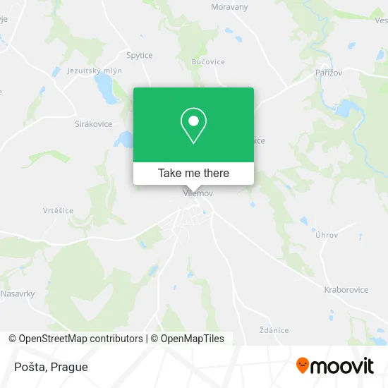 Карта Pošta