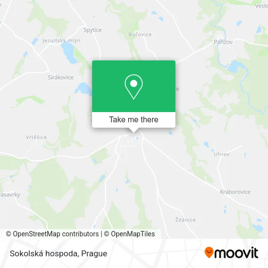 Карта Sokolská hospoda