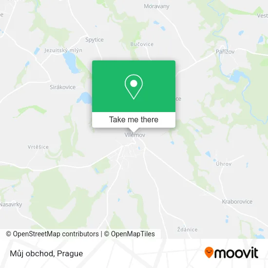 Карта Můj obchod