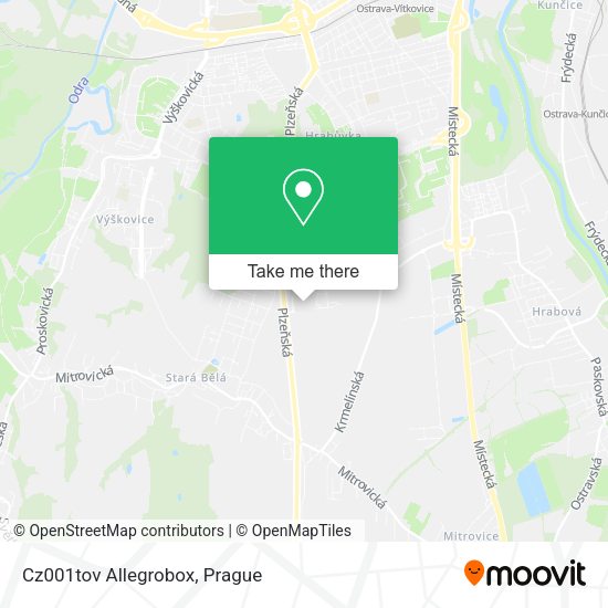 Карта Cz001tov Allegrobox