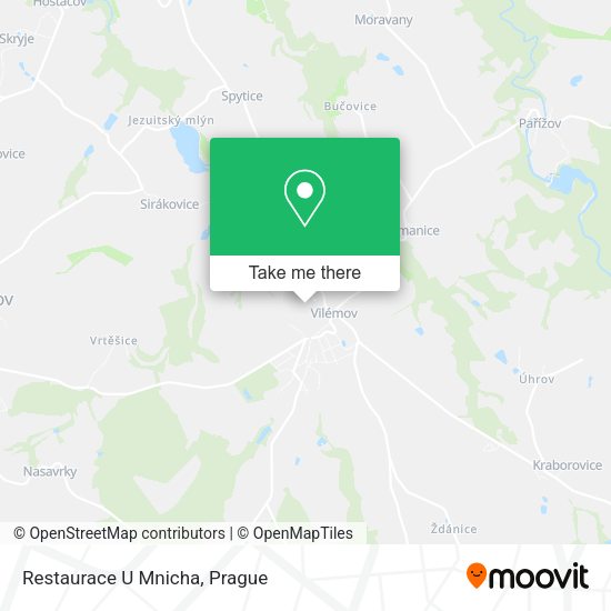 Карта Restaurace U Mnicha