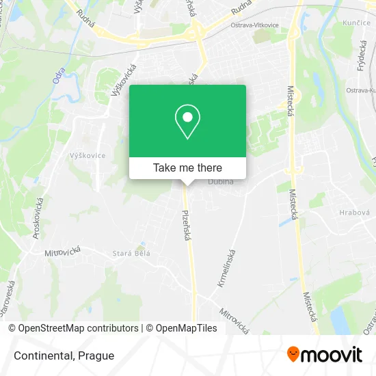 Карта Continental