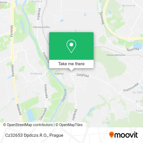 Карта Cz32653 Dpdczs.R.O.